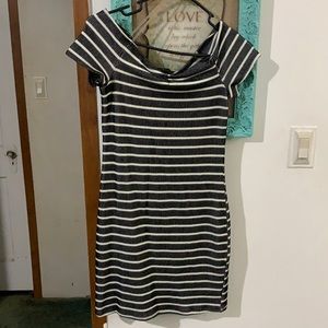 Black and white dress size medium